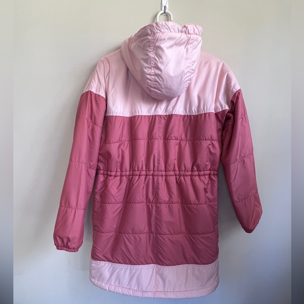 COLUMBIA Sm Flash Challenger Sherpa Lined Long Jacket Dark Coral Peach Blossom - Picture 7 of 7